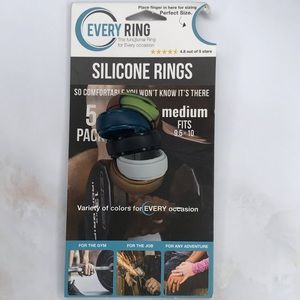5 Pack Silicone Rings